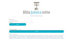 Desktop Screenshot of bibliajudaica.com